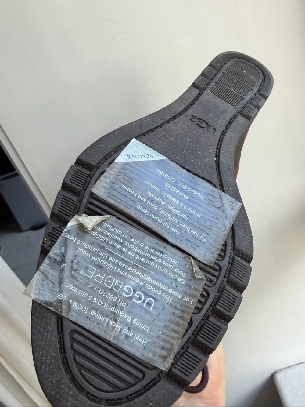 UGG only worn